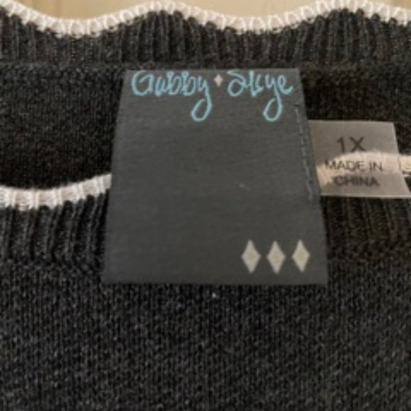 NWT Gabby Skye, New Long Sleeve Dress, size 1X - Picture 7 of 8